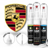 Kit Stylo Retouche Porsche + Apprêt Antirouille + Vernis
