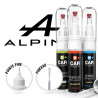 Kit Stylo Retouche Alpine + Apprêt Antirouille + Vernis