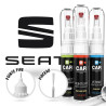 Kit Stylo Retouche Seat + Apprêt Antirouille + Vernis