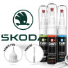 Kit Stylo Retouche Skoda + Apprêt Antirouille + Vernis