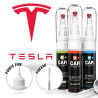 Kit Stylo Retouche Tesla + Apprêt Antirouille + Vernis
