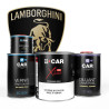 Kit Peinture Lamborghini (en pot) + Diluant + Vernis